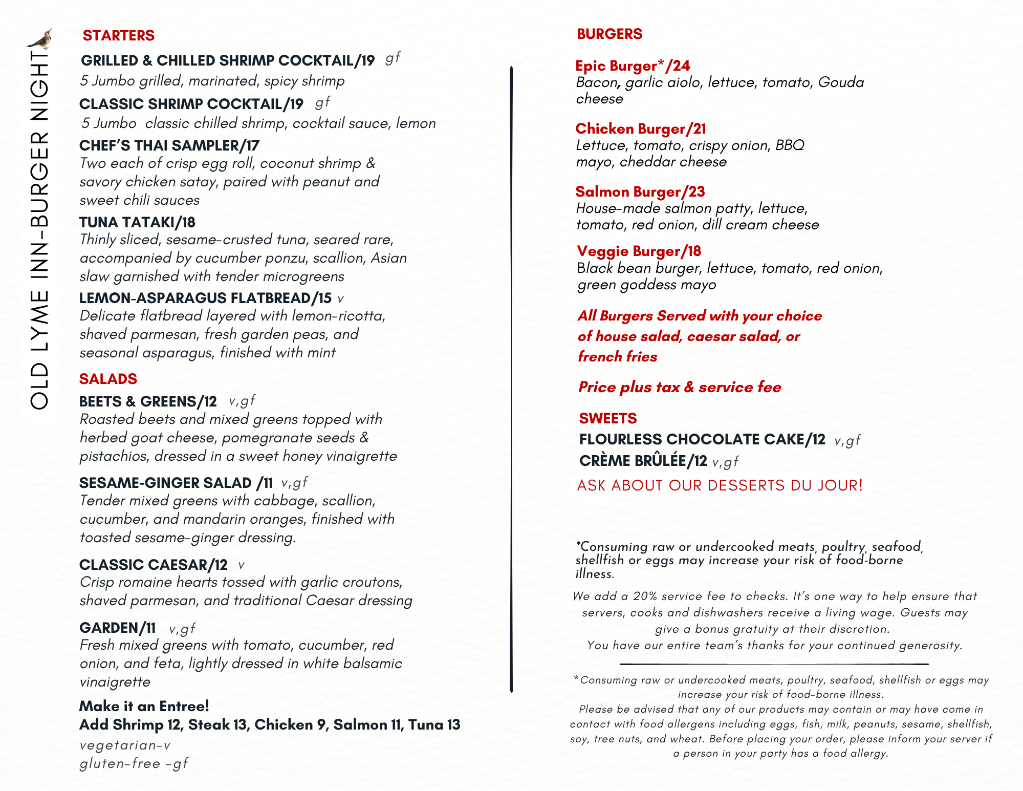 Burger Menu